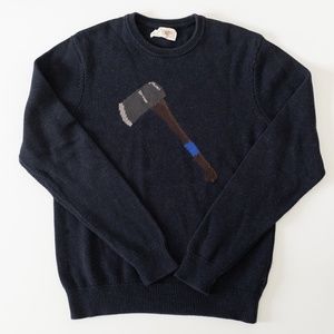 1901 Axe Lumberjack Crewneck Sweater Size Small